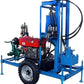 Portable Water Well Drilling Rig, 200m Depth Capacity, Steel Frame, Customizable Drill Bit, Mini Hydraulic Borehole Drill for Small Residential Wells, Compact and Efficient Powered Drilling Machine
