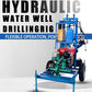Portable Water Well Drilling Rig, 200m Depth Capacity, Steel Frame, Customizable Drill Bit, Mini Hydraulic Borehole Drill for Small Residential Wells, Compact and Efficient Powered Drilling Machine