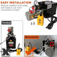 6 Quart Power Unit Double Acting, Hydraulic Power Unit, Hydraulic Pump DC12V Dump Trailer Pump, with Metal Oil Reservoir Power Unit, for Dump Trailer Car Lifting