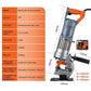 CENTALL1300W Electric Hydraulic Hole Puncher Φ1/4"-4/5" Hydraulic Punching Machine Punching Tool with 5 Dies for Iron Copper Aluminum Plate Angle Steel PM20 (Orange+Grey)