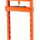 VEVOR Hydraulic Shop Press, 12 Ton/26000lbs, H-Frame, 4-Hold Adjustable Height, with Movable Plates, for Garage or Professional Users, Orange