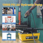10,000 PSI Air Hydraulic Pump with 9.8 ft Remote Control, 2.3L Reservoir, NPT 3/8" Oil Outlet, NPT 1/4" Inlet, for Auto Body Frame Machines, Hydraulic Press